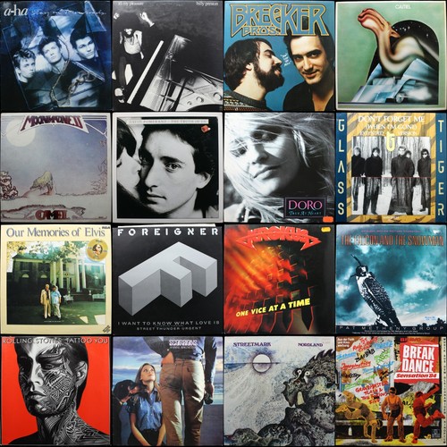 Vinyl schallplattensammlung - vinyl,