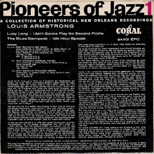 Pioneers jazz louis - pioneers, 1